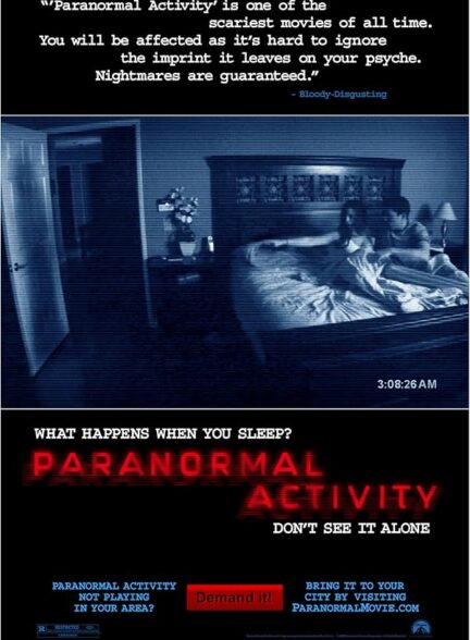 دانلود صوت دوبله فیلم Paranormal Activity 2007