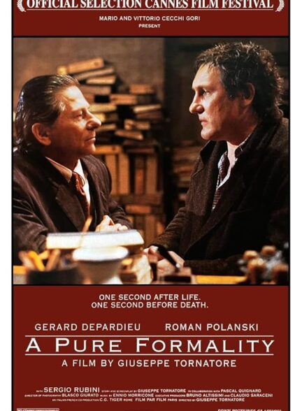 دانلود صوت دوبله فیلم A Pure Formality 1994