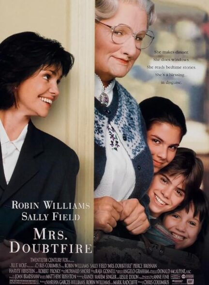 دانلو صوت دوبله فیلم Mrs. Doubtfire 1993