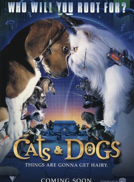 دانلود صوت دوبله فیلم Cats & Dogs