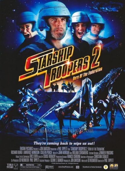 دانلود صوت دوبله فیلم Starship Troopers 2: Hero of the Federation 2004