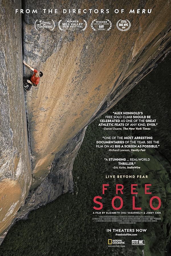 دانلود صوت دوبله مستند Free Solo 2018