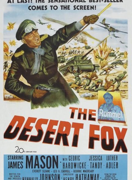 دانلود صوت دوبله فیلم The Desert Fox: The Story of Rommel 1951