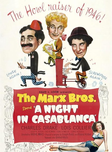 دانلود صوت دوبله فیلم A Night in Casablanca