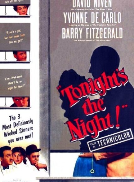 دانلود صوت دوبله فیلم Tonight’s the Night 1954