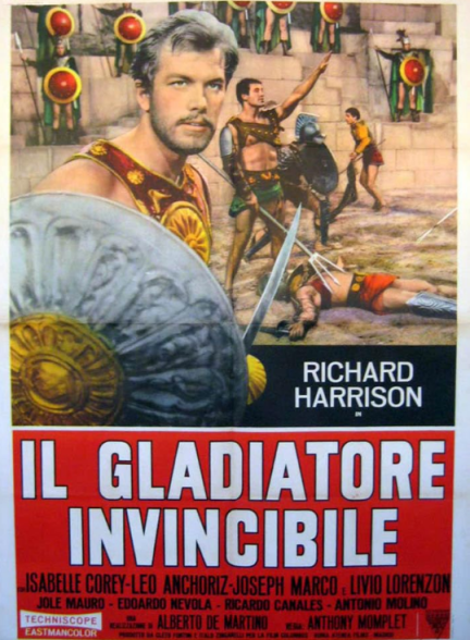 دانلود صوت دوبله فیلم The Invincible Gladiator 1961
