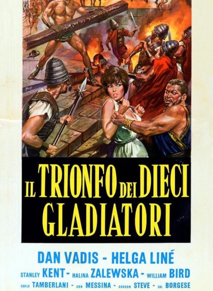 دانلود صوت دوبله فیلم Triumph of the Ten Gladiators 1964
