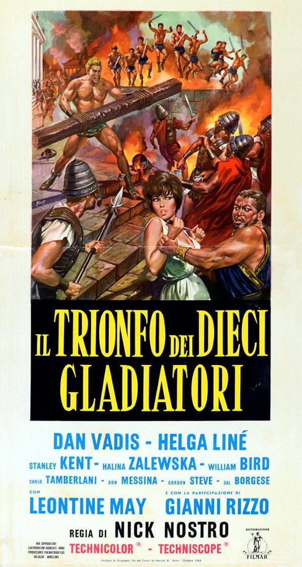 دانلود صوت دوبله فیلم Triumph of the Ten Gladiators 1964
