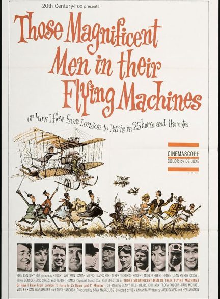 دانلود صوت دوبله فیلم Those Magnificent Men in Their Flying Machines or How I Flew from London to Paris in 25 Hours 11 Minutes