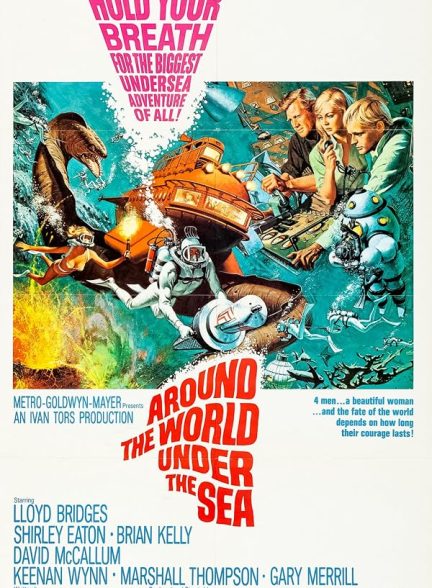دانلود صوت دوبله فیلم Around the World Under the Sea 1966