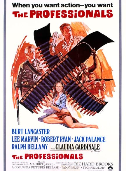 دانلود صوت دوبله فیلم The Professionals 1966