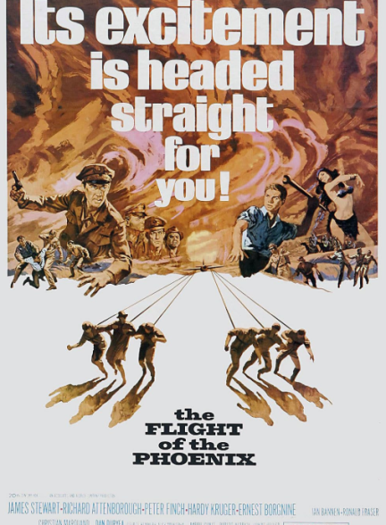 دانلود صوت دوبله فیلم The Flight of the Phoenix 1965